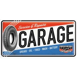 Targa in Metallo - Garage