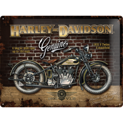 Tin Sign - Harley-Davidson - Brick Wall