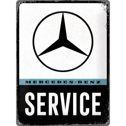 Tin Sign - Mercedes-Benz - Service
