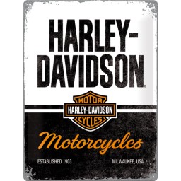 Tin Sign - Harley-Davidson - Motorcycles