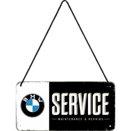 Hanging Tin Sign - BMW - Service