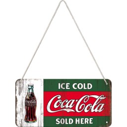 Tin Sign - Coca-Cola - Ice Cold Sold Here