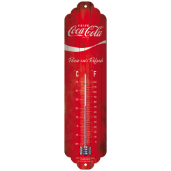 Coca-Cola Logo Red Thermometer