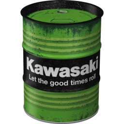 Money Box Oil Barrel - Kawasaki - Let The Good Times Roll