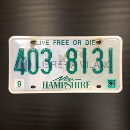 New Hampshire License Plate - Live Free Or Die
