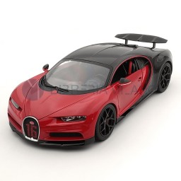 Bugatti Chiron Sport - Red/Black - Scala 1/18 - Bburago