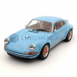 Porsche 911 Coupé Singer Design - Light Blue/Orange - 1/18 Scale - KK-Scale