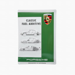 Classic Fuel Additive Porsche Tin Sign