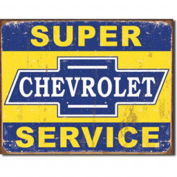 Targa in Metallo - Super Chevy Service