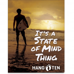 Tin Sign - Hang Ten - State of Mind