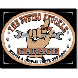 Targa in Metallo - Busted Knuckle Garage