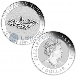 1 Silver Dollar BU - Nugget (Golden Eagle 1931) - Australia - 2021 - Silver Ounce