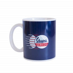 Vespa Blue Service Mug