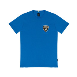 T-shirt Automobili Lamborghini (Girocollo) - Bluette