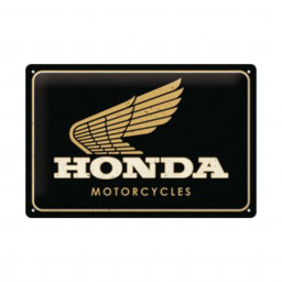 Targa in Metallo - Honda - Motorcycles Gold