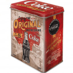 Tin Box - Coca Cola - Original Coke Highway 66