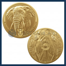 50 Rand Oro Fdc (1 oz) - Elefante - Sud Africa - 2022