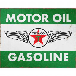 Targa in Metallo - Texaco Oil And Gas