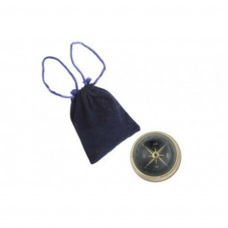 Small Compass with Magnifying Glass