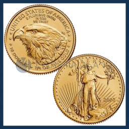 10 Gold Dollars (1/4 oz) BU - Eagle - American Eagle - United States of America - 2023