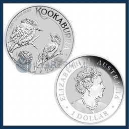 1 Silver Dollar BU (1 oz) - Kookaburra - Australia - 2023