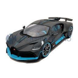 Bugatti Divo - Black/Light Blue - 1/18 Scale - Bburago