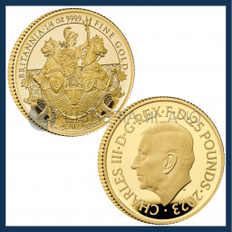 25 Gold Pounds Proof (1/4 oz) - Britannia - United Kingdom - 2023