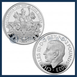 2 Silver Pounds Proof (1 oz) - Britannia - United Kingdom - 2023