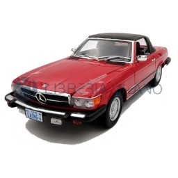 Mercedes-Benz 450 SL US - 1979 - Red - 1/18 Scale - Norev