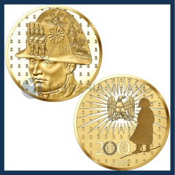 200 Euro Oro Proof (1 oz) - Bicentenario della Scomparsa di Napoleone Bonaparte  - Francia - 2021