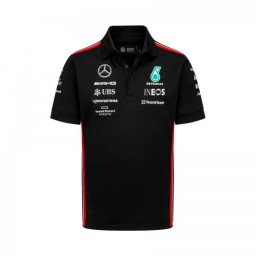 Mercedes AMG Petronas F1 Team 2023 Team's Polo - Black