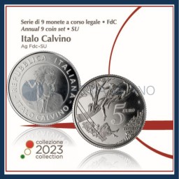 Serie Divisionale Fdc - 9 pz (100esimo Anniversario della Nascita di Italo Calvino) - Italia - 2023