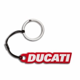 Rubber Keyring Ducati Logo