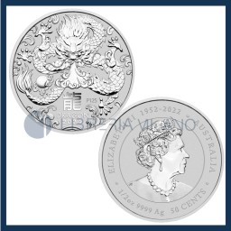 1 Silver Dollar Fdc (1 oz) - Lunar Year of the Dragon - Australia - 2024