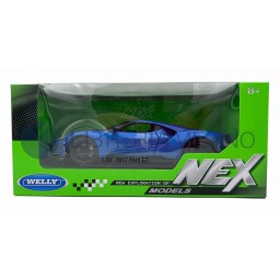 Ford GT - 2017 - Blue - Scala 1/24 - Welly