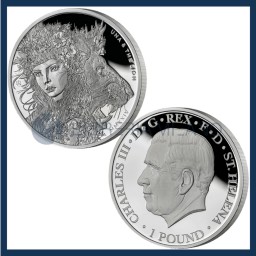 1 Silver Pound Proof (1 oz) - Una & The Lion - Saint Helena - 2024