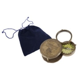 Compass with Extractable Magnifying Glass