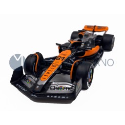 McLaren MCL60 - British GP Chrome Livery | n. 81 |Oscar Piastri - Scala 1/43 - Bburago