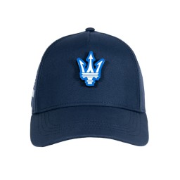 Cappellino Maserati Tridente Patch - Blue