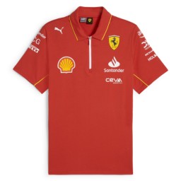 Polo Scuderia Ferrari Team - 2024 - Red
