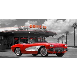 Historical Diner - USA - Fine art canvas