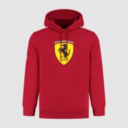 Felpa Scuderia Ferrari Big Shield - Dark Cherry - Stagione 2025