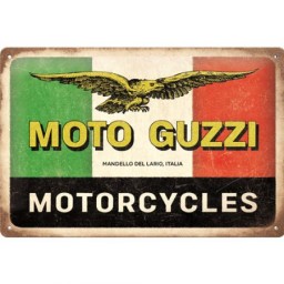 Targa in Metallo - Moto Guzzi - Motorcycles