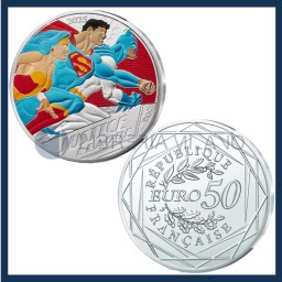 50 Euro Argento FDC - DC Comics - Justice League - Francia - 2025