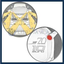 10 Euro Argento Proof - 70° Citroën DS - Francia - 2025