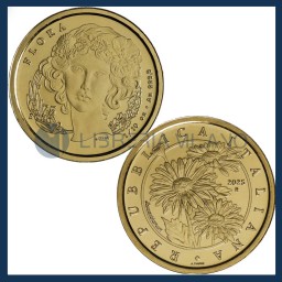 0,75 Euro Oro FDC - Serie Flora - La Margherita - Italia - 2025