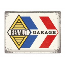 Targa in Metallo - Renault - Garage