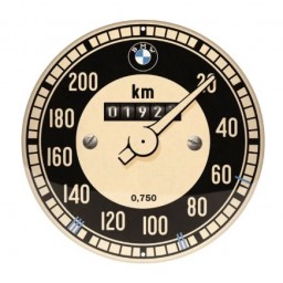 Targa in Metallo Rotonda - BMW - Tacho