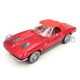 Chevrolet Corvette Stingray Cabriolet - 1963 - Riverside Red - Scala 1/18 - Norev