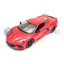 Chevrolet Stingray 2020 - Red - Scala 1/18 - Maisto